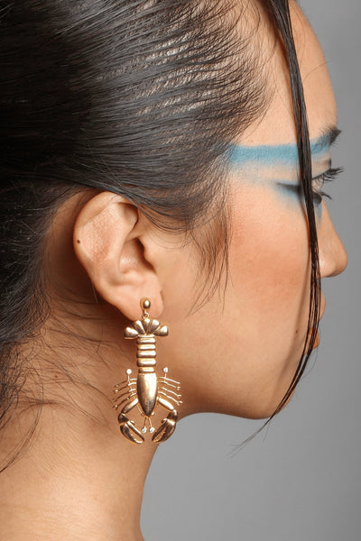 Dali Lobster Fantasy Earrings - Baelux