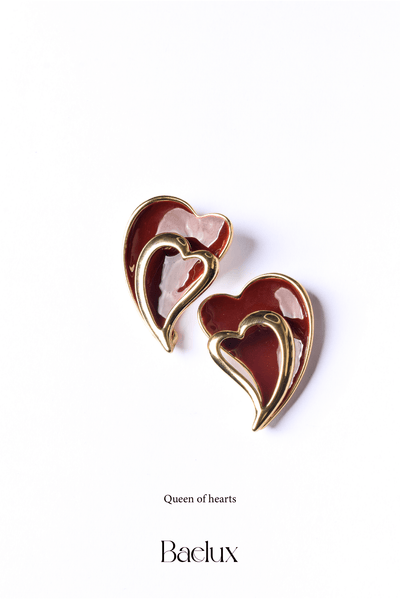 Queen Of Hearts Earrings - Baelux