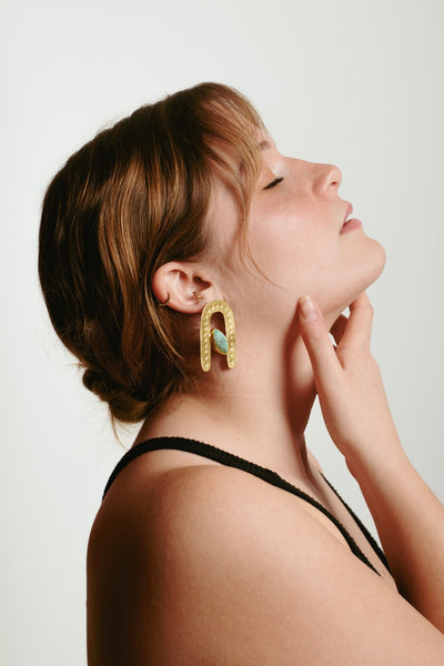 Turquoise Tales Earrings - Baelux
