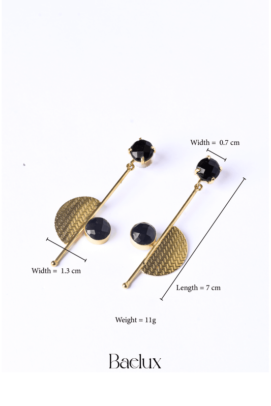 Moon Arc Delight Earrings - Baelux