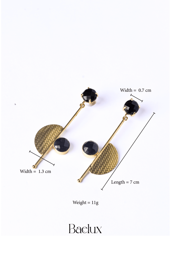 Moon Arc Delight Earrings - Baelux